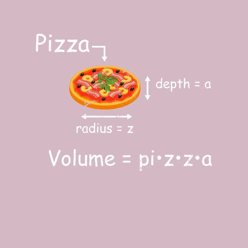 Mathematician Pizza Circle Math Student Math Teacher