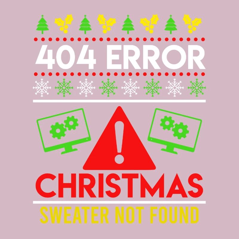 Christmas Proverbe 404 Error Sweater not Found