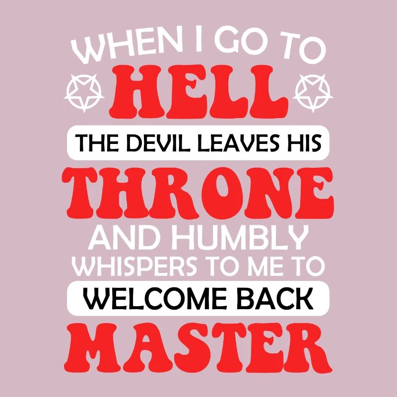 Sarcasmo Devil Joke Satana Anticristo Male Comune