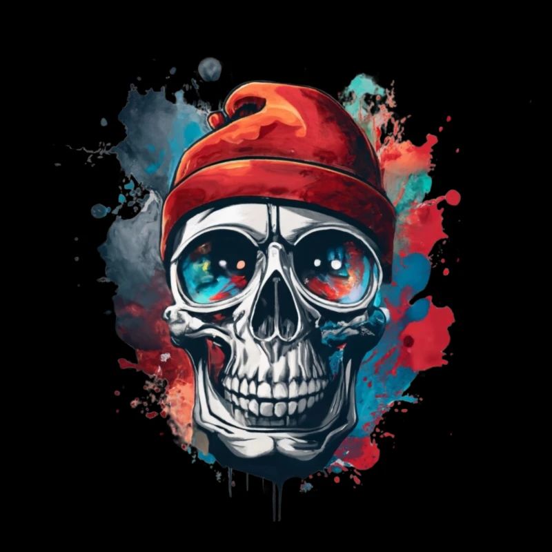 Vector T-Shirt Design Schädel Gothic