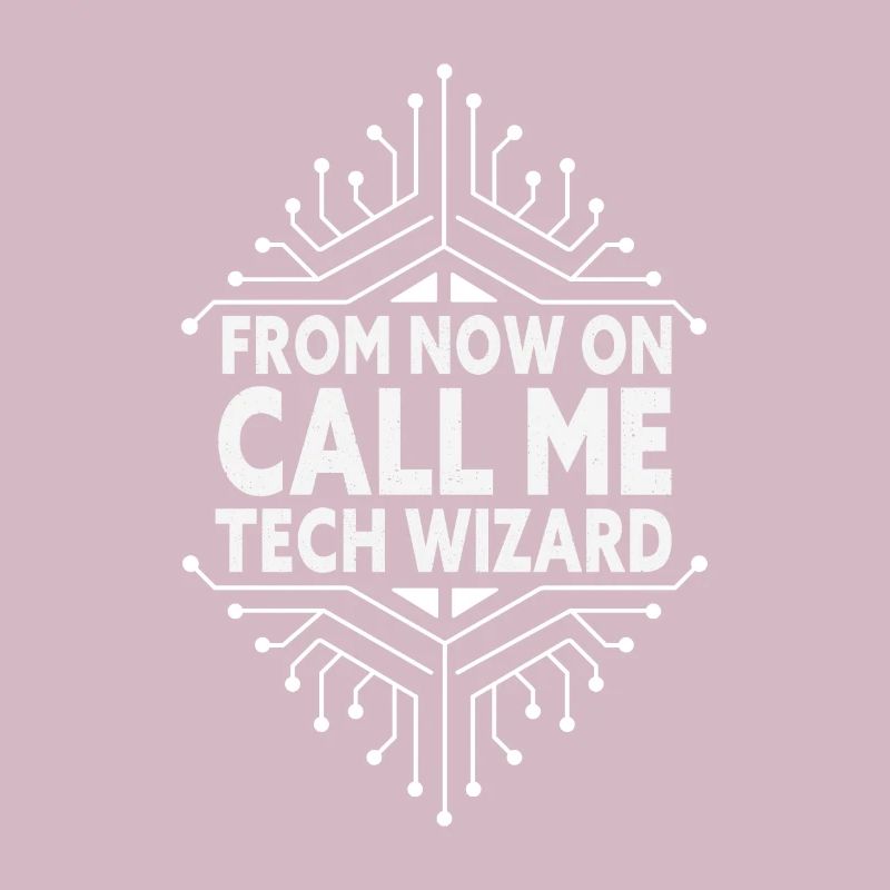 Call Me Tech Wizard Funny IT Support Computer