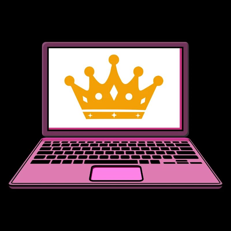 Computer Krone Königin Programmiererin