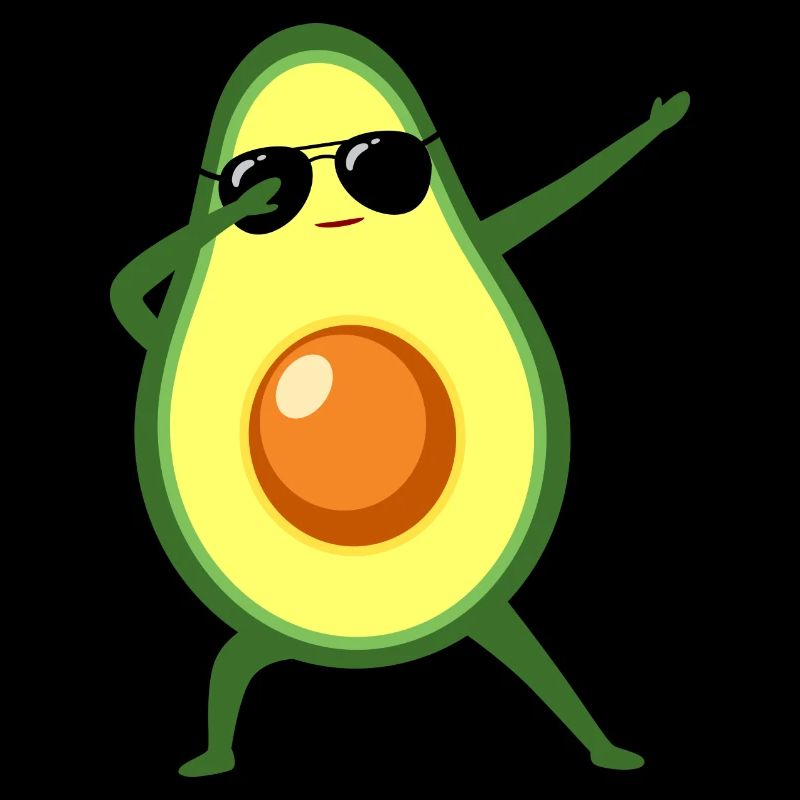 Dabbing Avocado With Sunglasses - Cool Gift