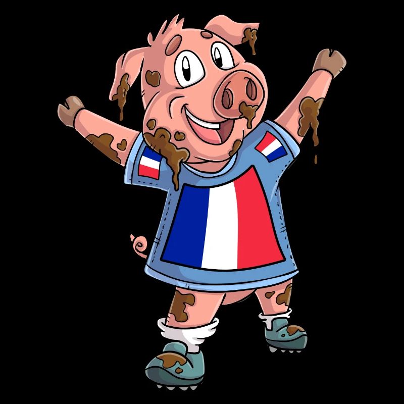 Fan Schwein Frankreich