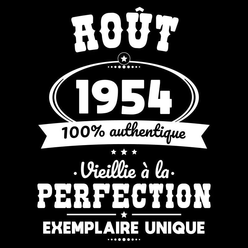 70th Anniversary - August 1954 Perfection