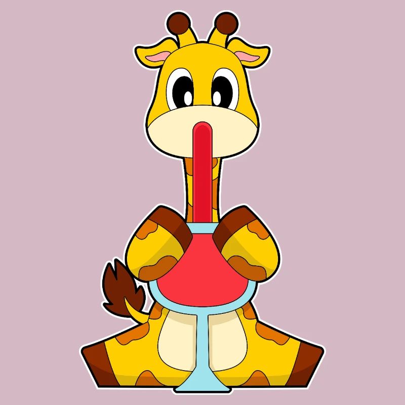 Giraffe Rotwein