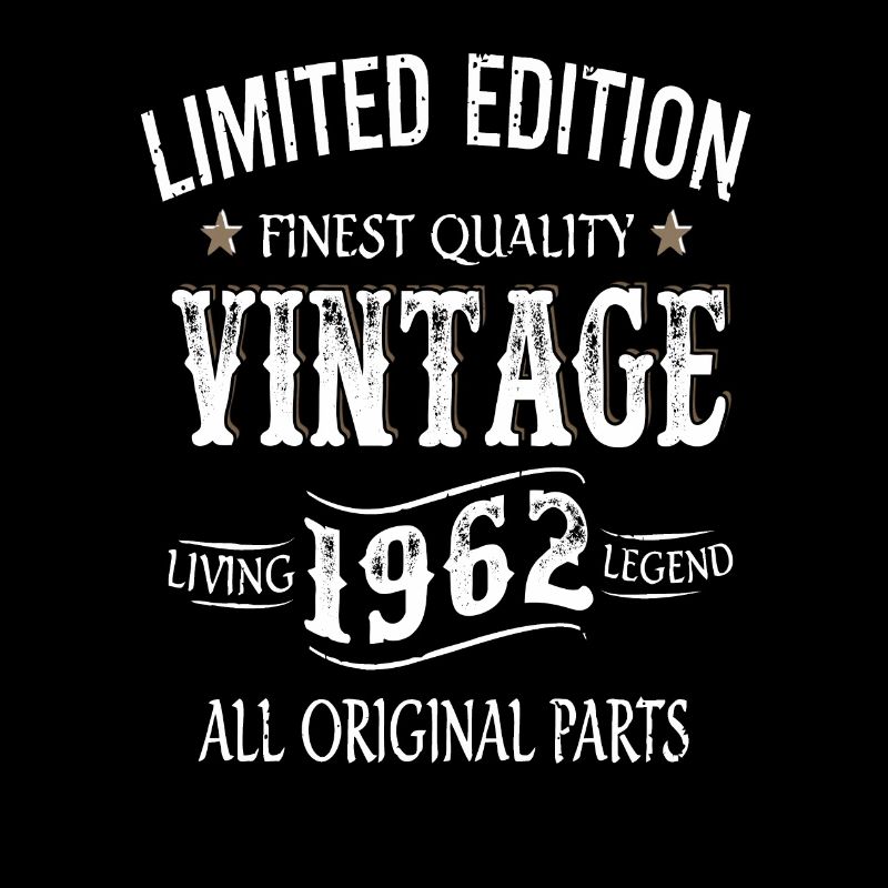 Édition limitée made in 1962 Vintage Original