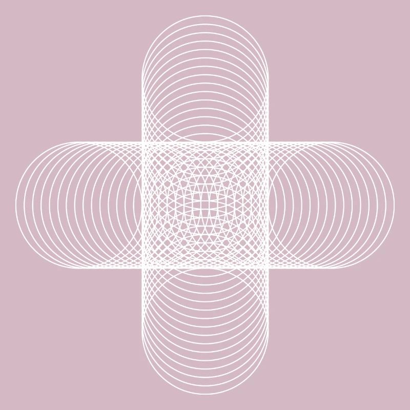 Four Circles / weiß