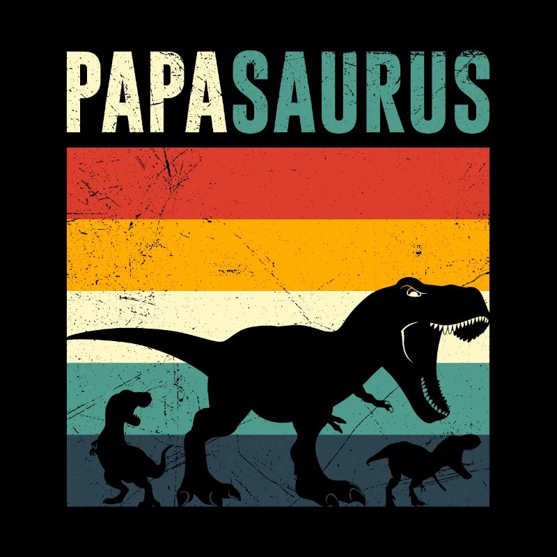 Vintage Papa Spruch Papasaurus