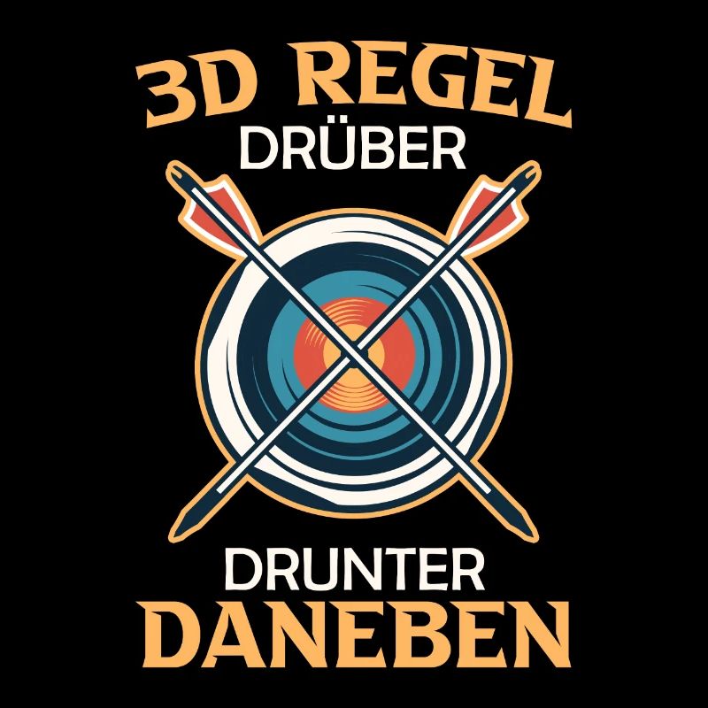 Drüber Drunter Daneben 3D Regel Bogenschießen