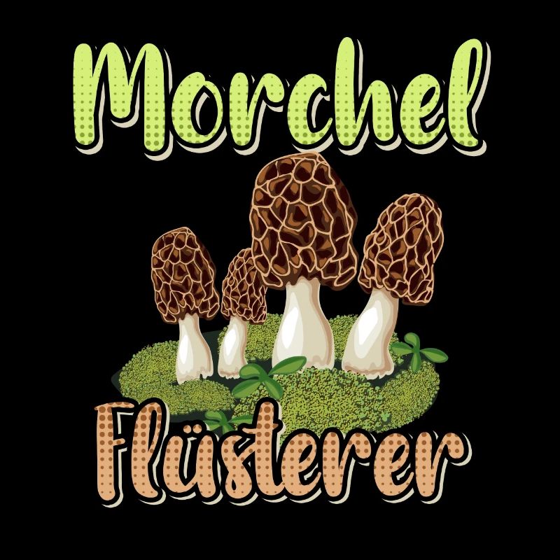 Morchel Flüsterer Pilzsammler Morchel