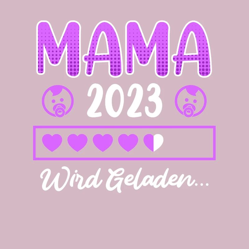 Mama 2023 Mutter to be schwanger Junge Mädchen