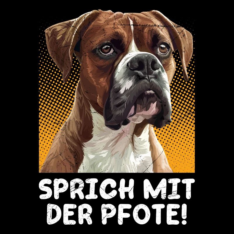 Deutscher Boxer SPRICH MIT DER PFOTE! Boxer Hund