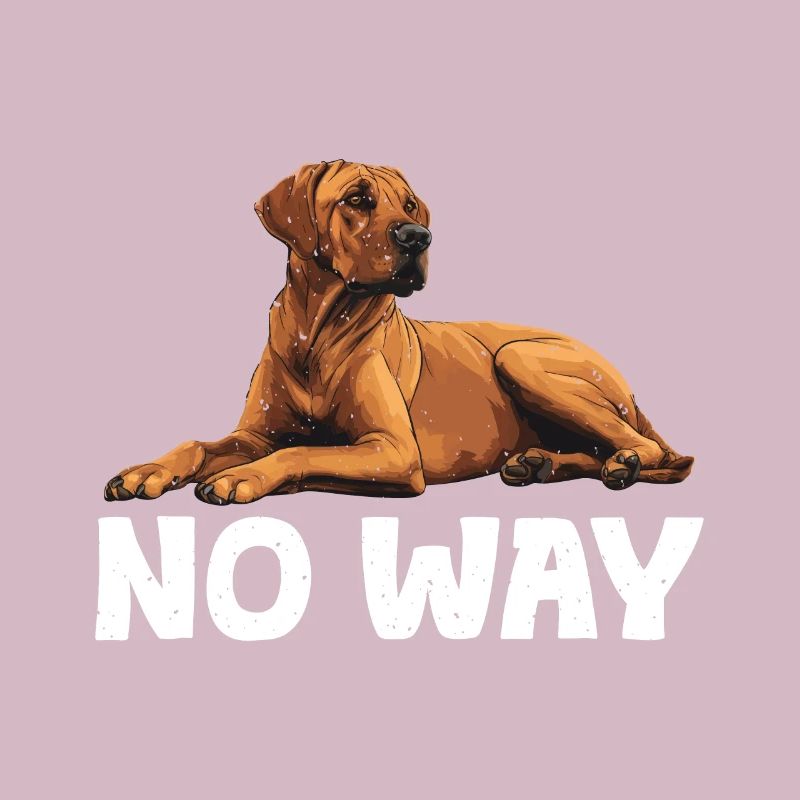 Rhodesian Ridgeback NULL BOCK Hundebitzer Lustiges