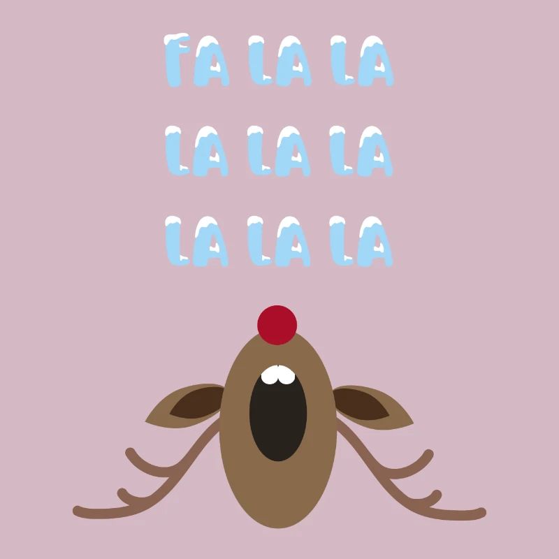 Singing reindeer Fa la la