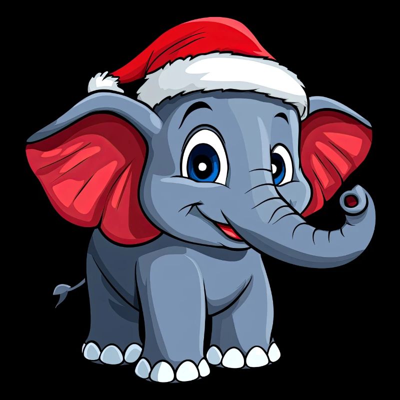 Weihnachtsmann Elefant