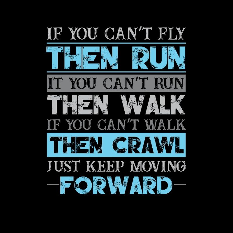 KEEP MOVING FORWARD Geschenk für Motivation