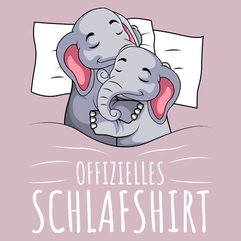 Offizielles Schlafshirt Elefant Mädchen