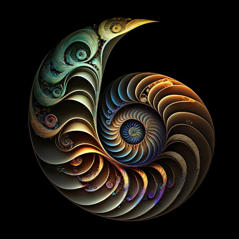 Fibonacci spiral
