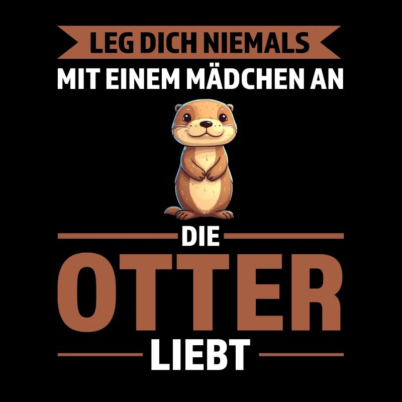 Otter Mädchen Otter Mädchen Geschenk