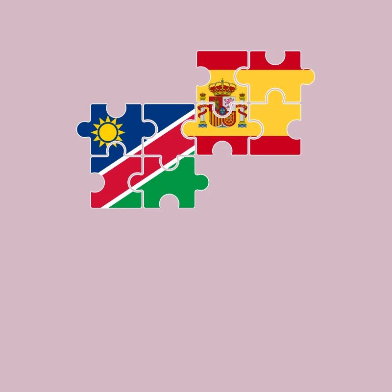 Namibia Spanien Flagge Spanisch Namibier