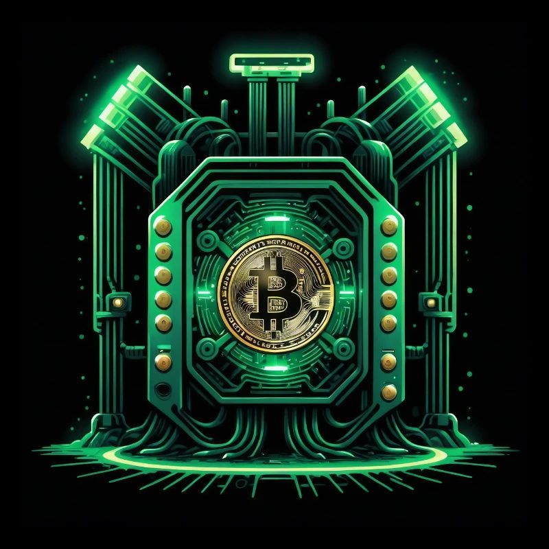 Bitcoin Krypto Crypto to the Moon Geschenk CPU