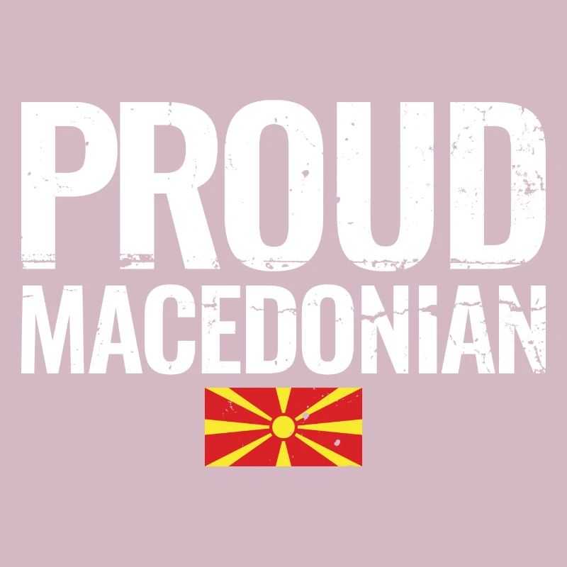 Fier drapeau macédonien macédonien