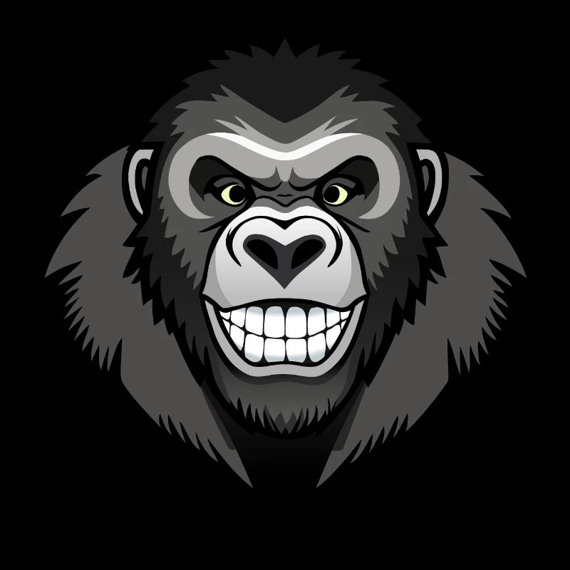 Smiling chimpanzee