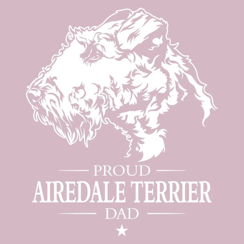 Airedale Terrier Dad Hunde Hund Wilsigns