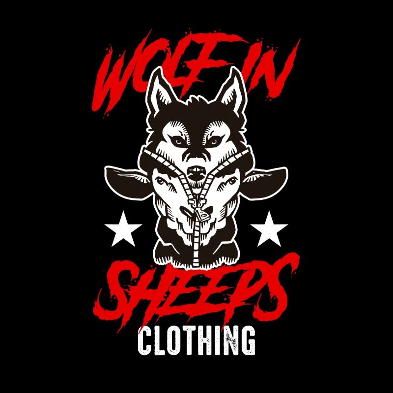 Wolf in Sheep's Clothing, Shepherd, Wolves, Gift Idea
