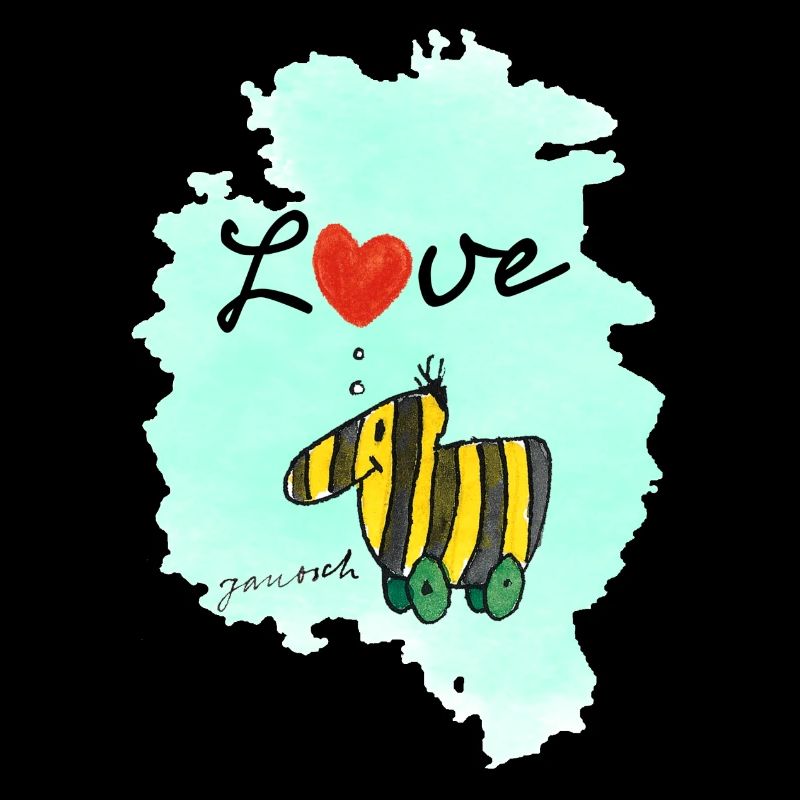 Janosch Verliebte Tigerente Herz Love