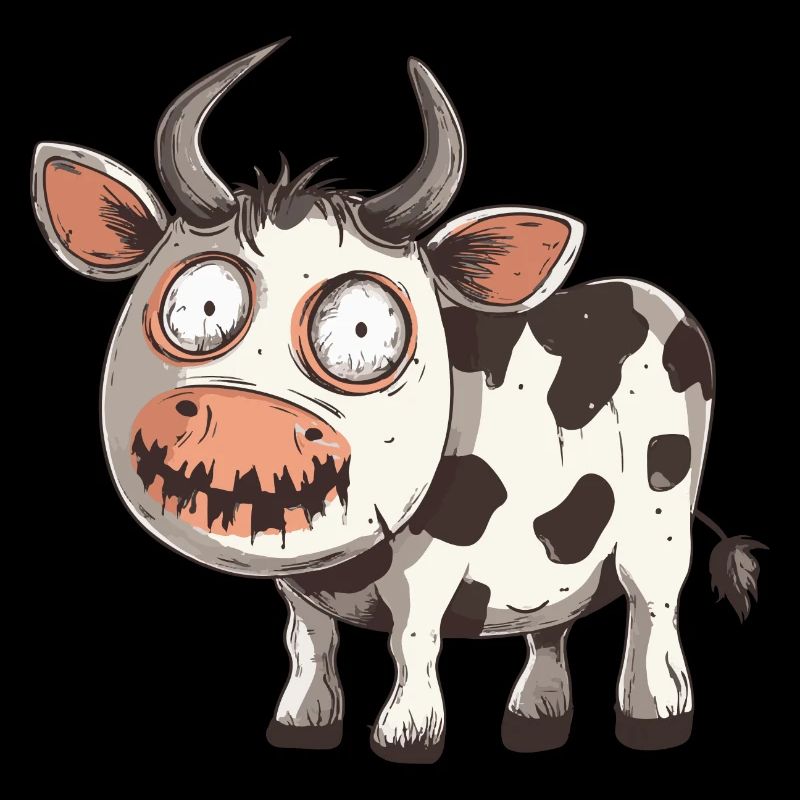 Vache Halloween Zombie