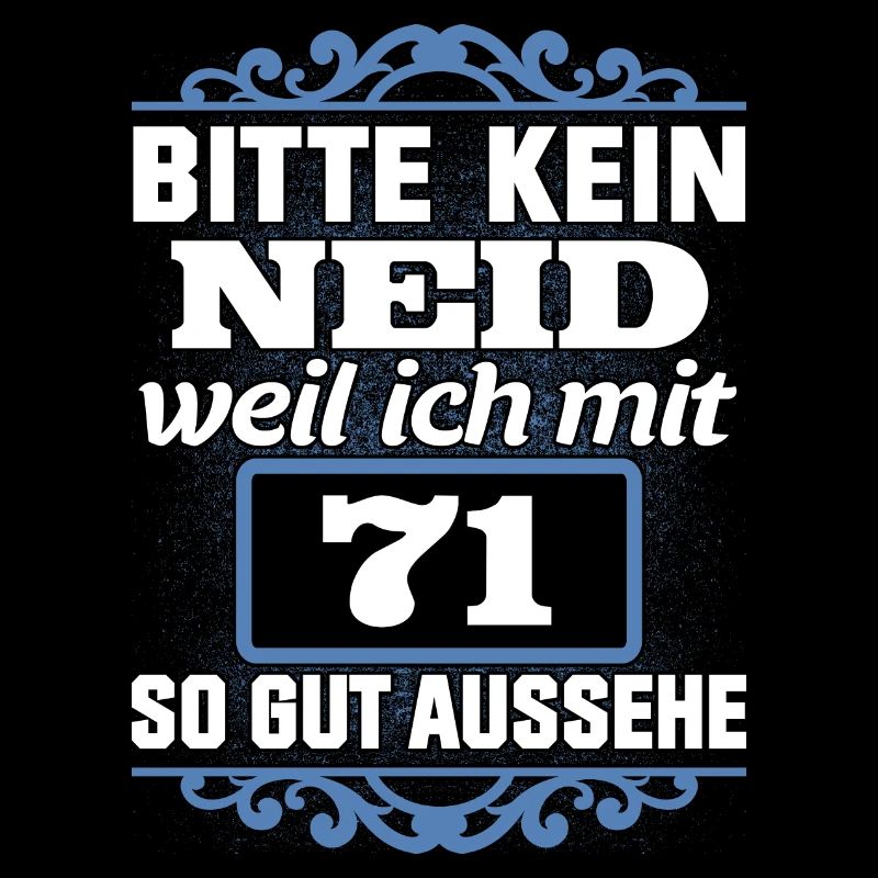 71. Geburtstag 71 Einundsiebzig Jahre Geschenk