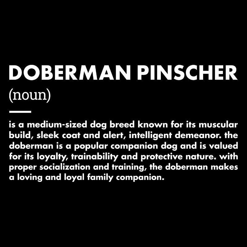 Doberman Pinscher Definition