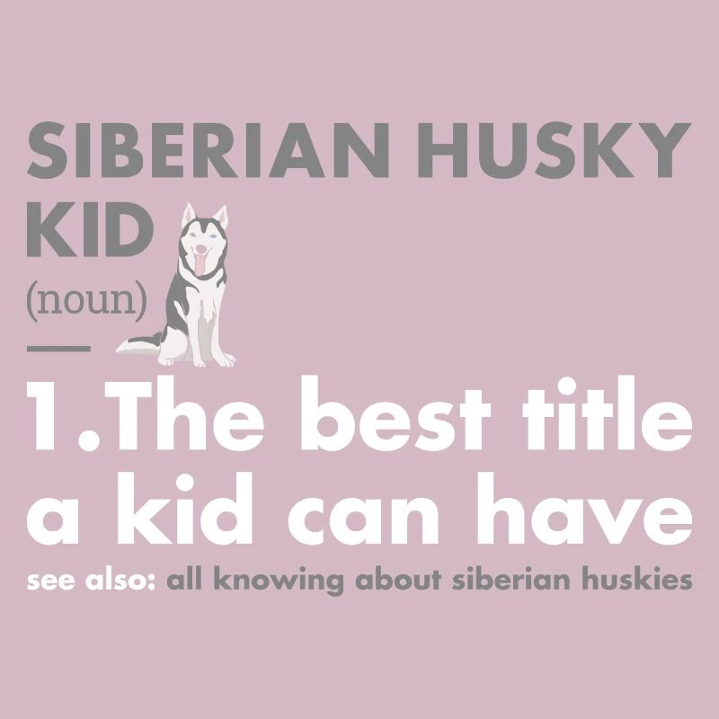 Définition de Siberian Husky Kid