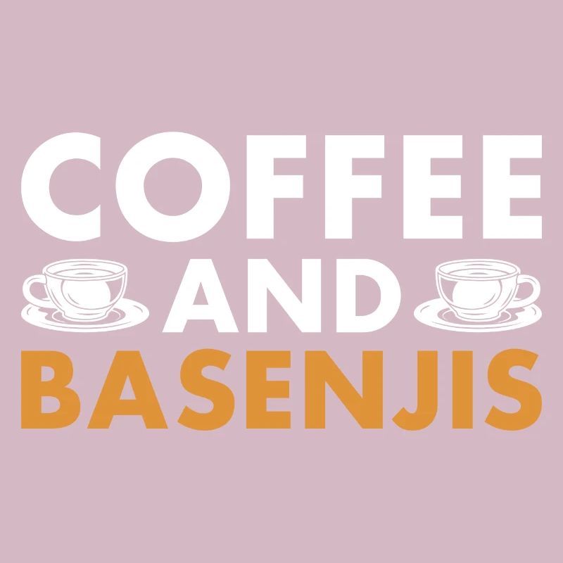 Dog Coffee And Basenji