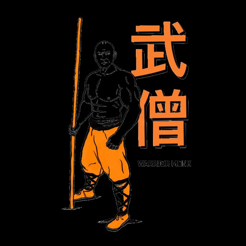 Shaolin-Krieger-Mönch