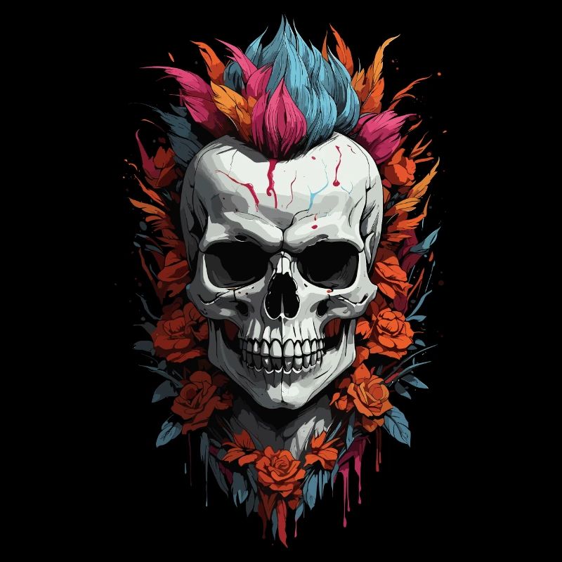 Skull Flowers Alternative Punk Rock