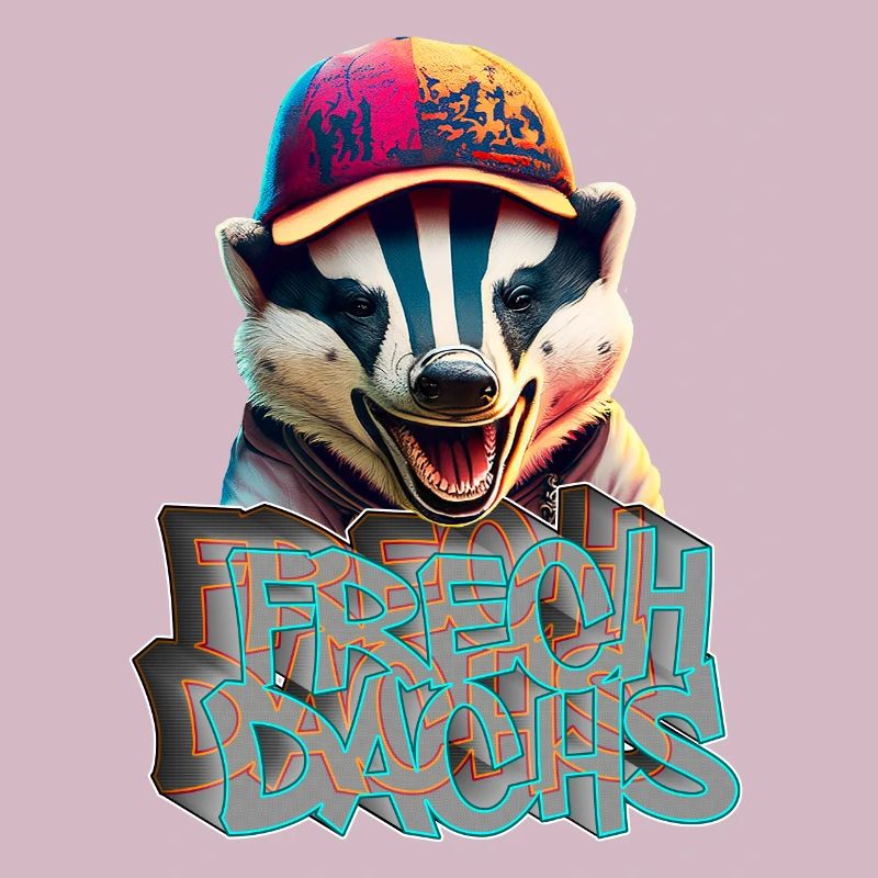 Frechdachs- Frecher Dachs Graffiti Style