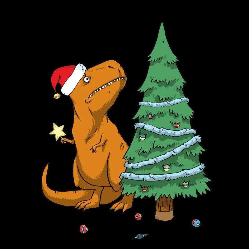 T-Rex hasst Weihnachten