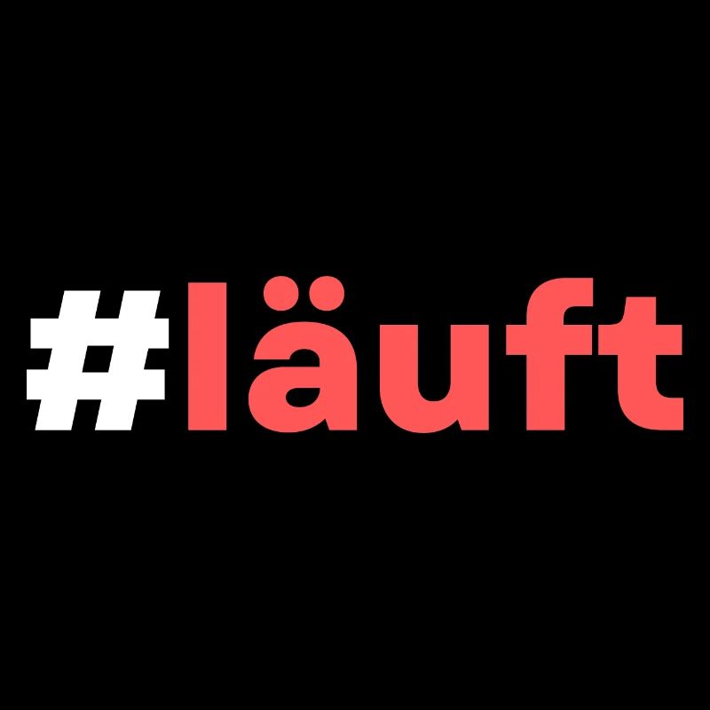 Läuft Hashtag Lustiger Spruch Motivation Geschenk