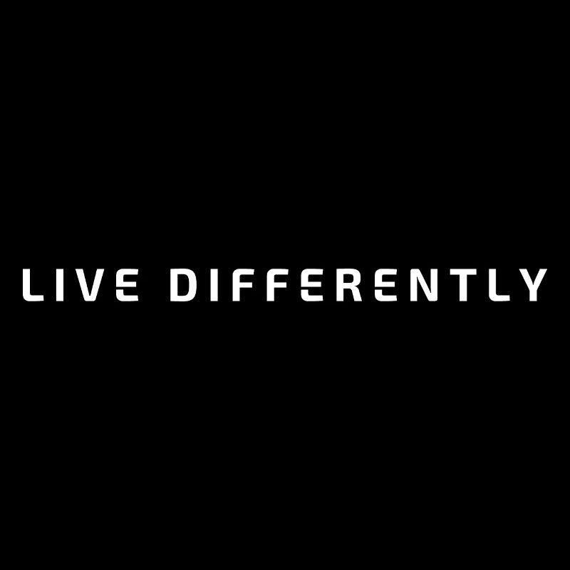 live differently W01b- t-shirt - cadeau