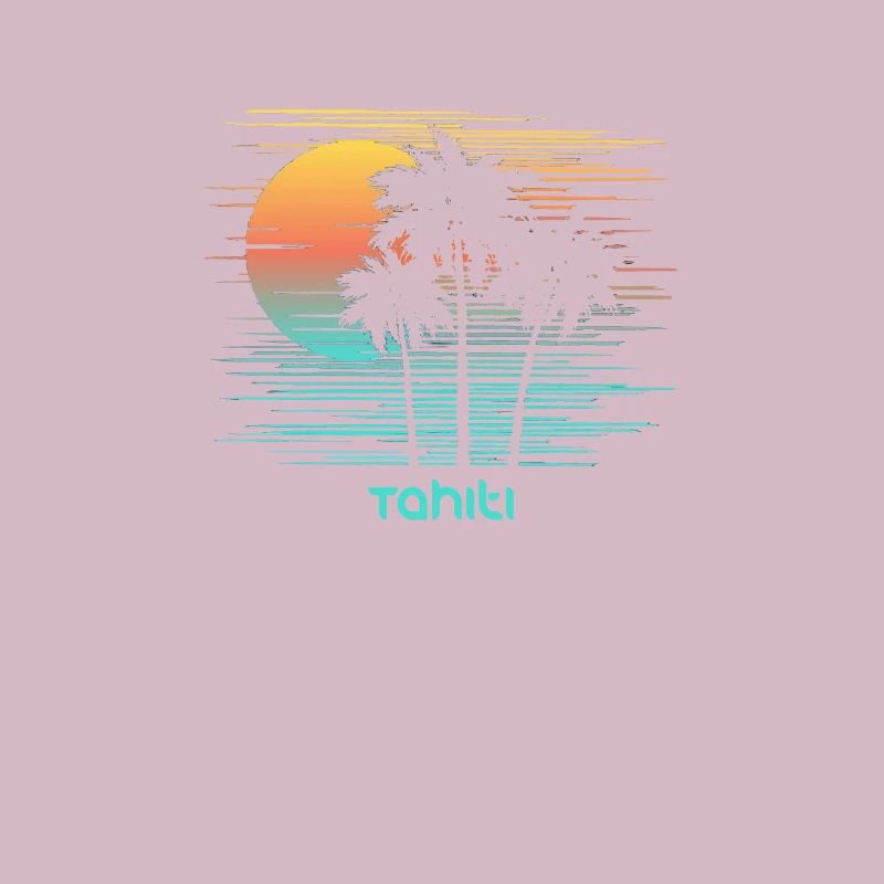 Tahiti Polynesia Stylish Souvenir Vacation