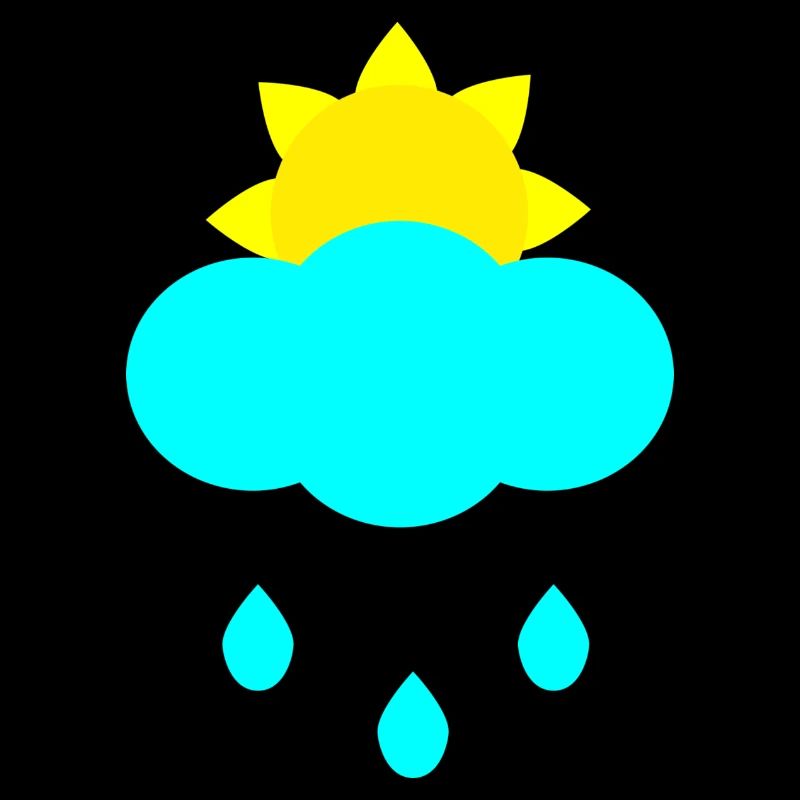 sun rain cloud