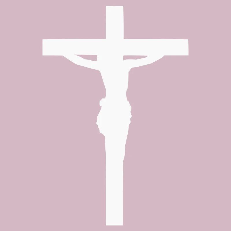 Jésus silhouette de croix