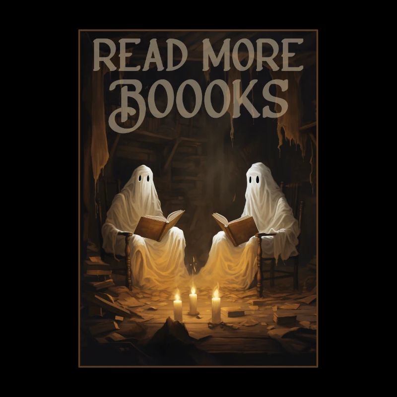 Groovy Read More Boooks Geist Halloween
