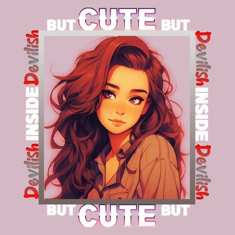 Cute but devilish inside