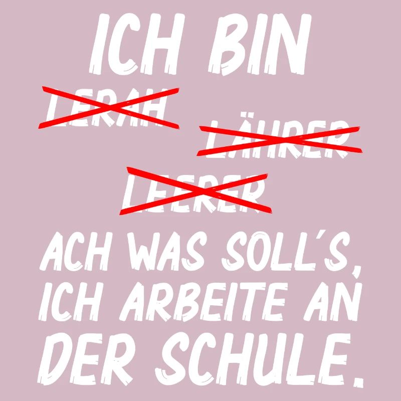 Ich arbeite an der Schule - Lehrer
