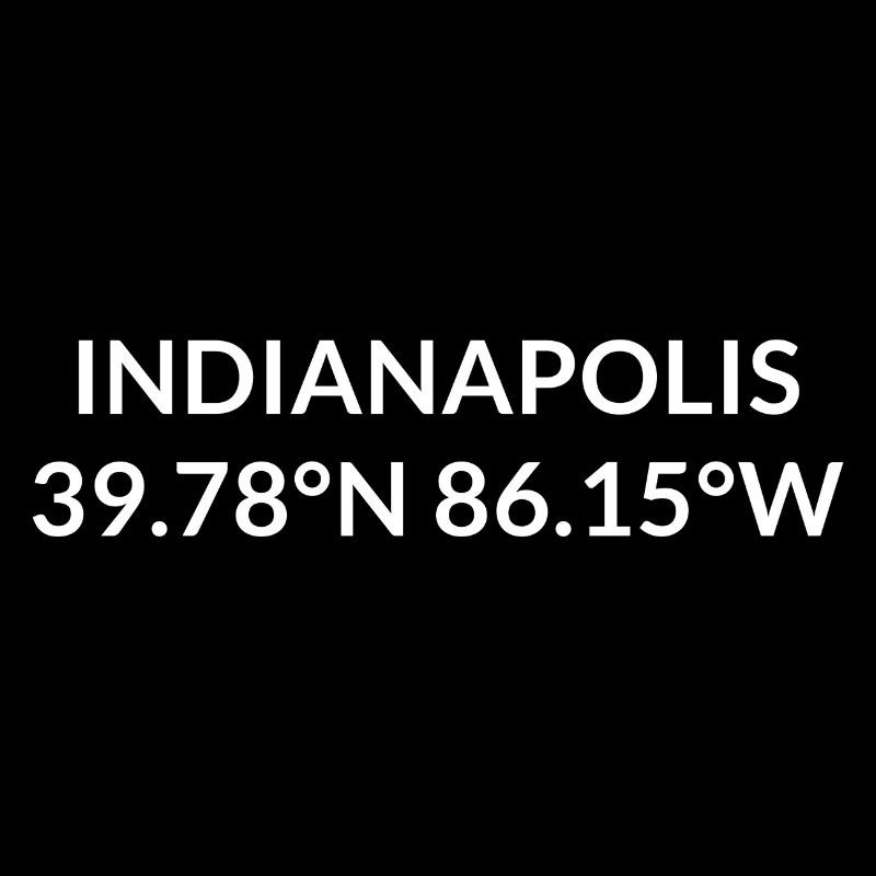 Indianapolis, Indiana, USA Coordinates