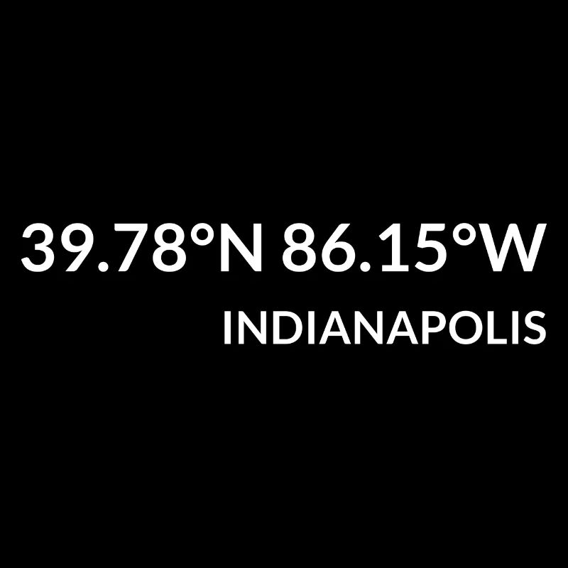 Indianapolis, Indiana, USA Coordinates